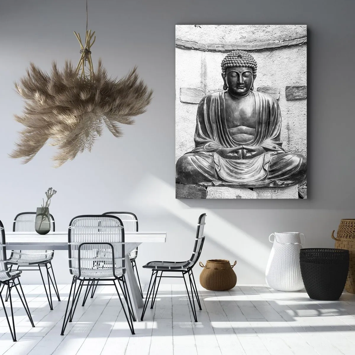 Schilderen op canvas - Aan de bron van vrede - 50x70 cm