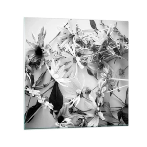 Schilderen op glas - Niet-boeket bloemen - 50x50 cm