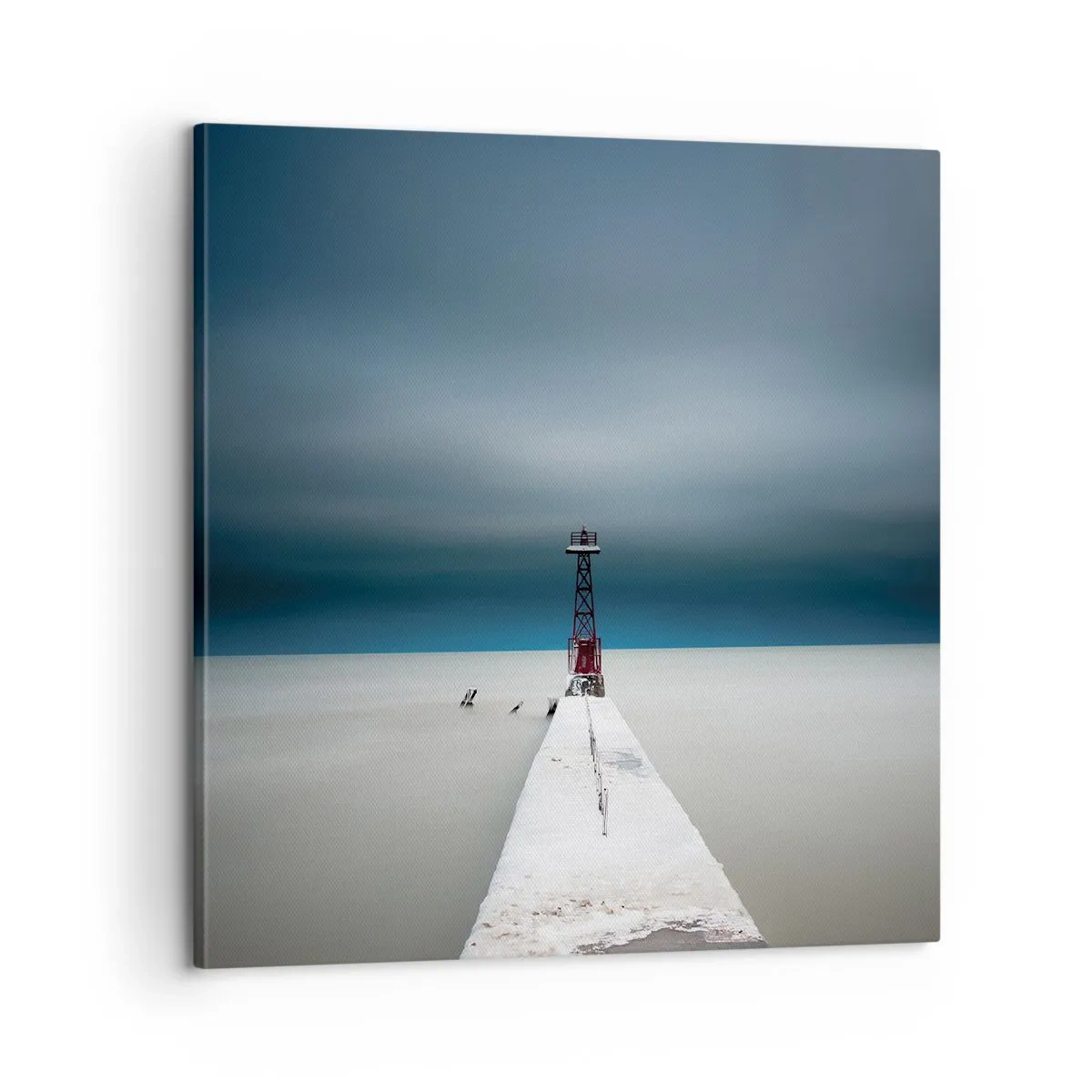 Schilderen op canvas - Om de uitgestrektheid te ontmoeten - 60x60 cm