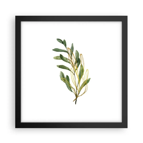 Poster in een zwarte lijst - Alles wat goed is - 30x30 cm