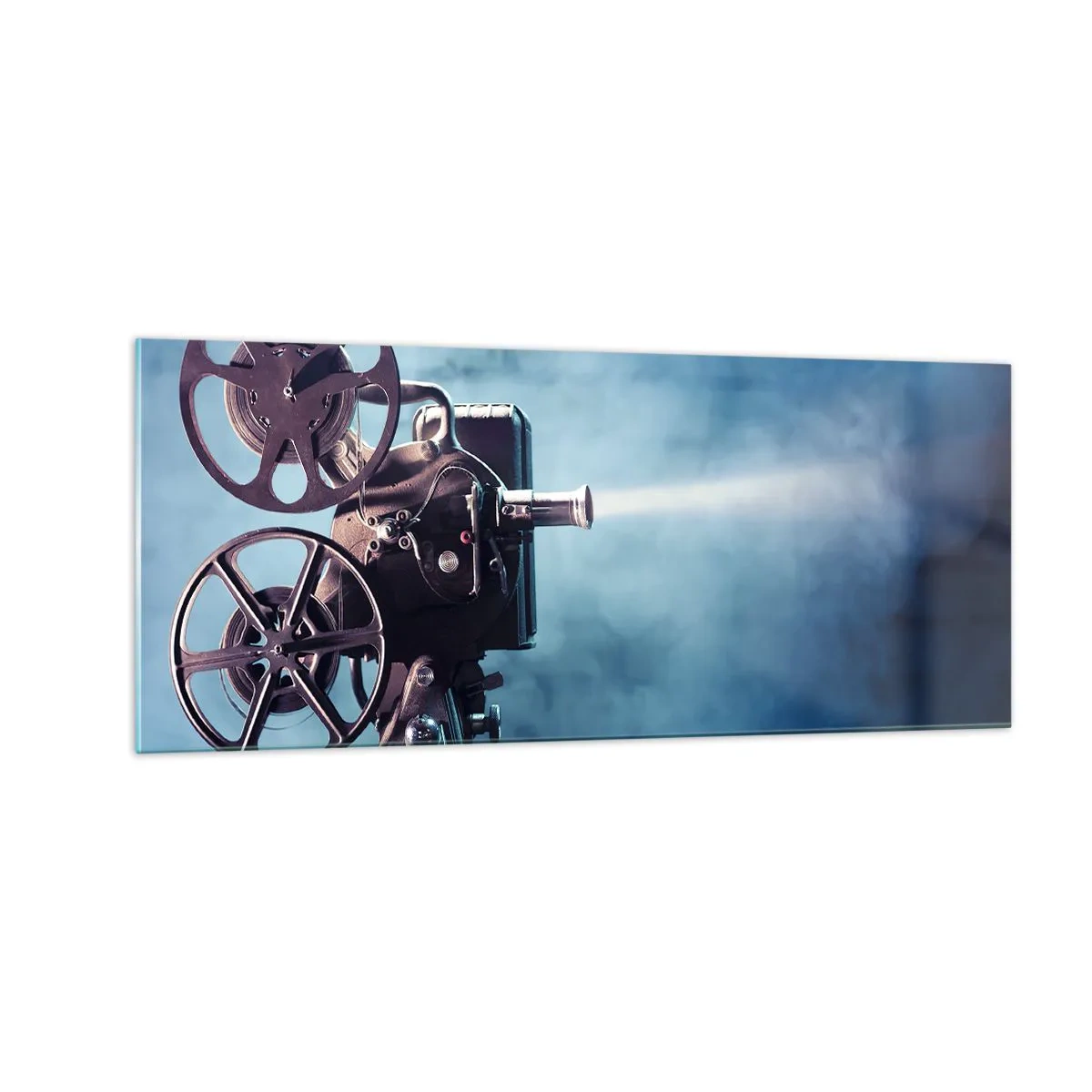 Schilderen op glas - In de oude bioscoop - 100x40 cm