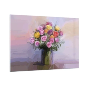 Schilderen op glas - Ingehouden schoonheid - 100x70 cm
