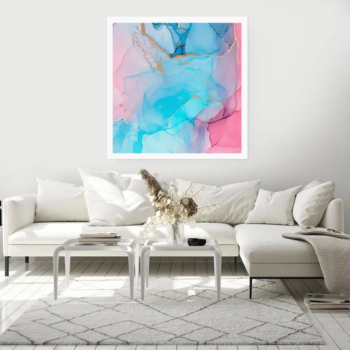 Poster - Ontmoeting en interpenetratie - 60x60 cm