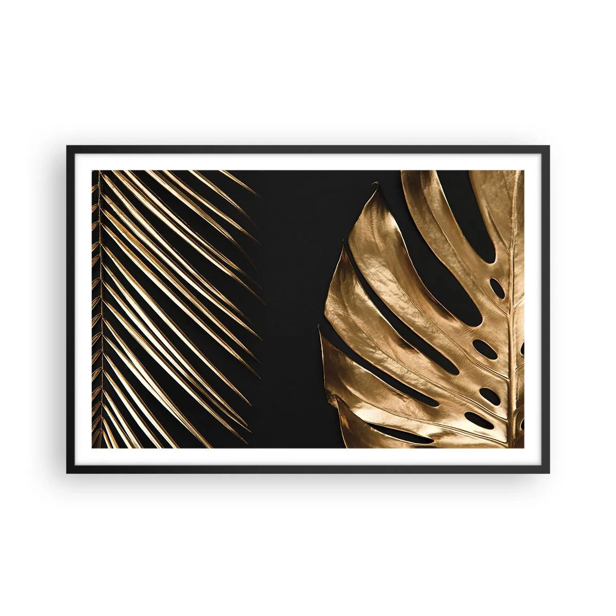 Poster in een zwarte lijst - Anders en net zo duur - 91x61 cm