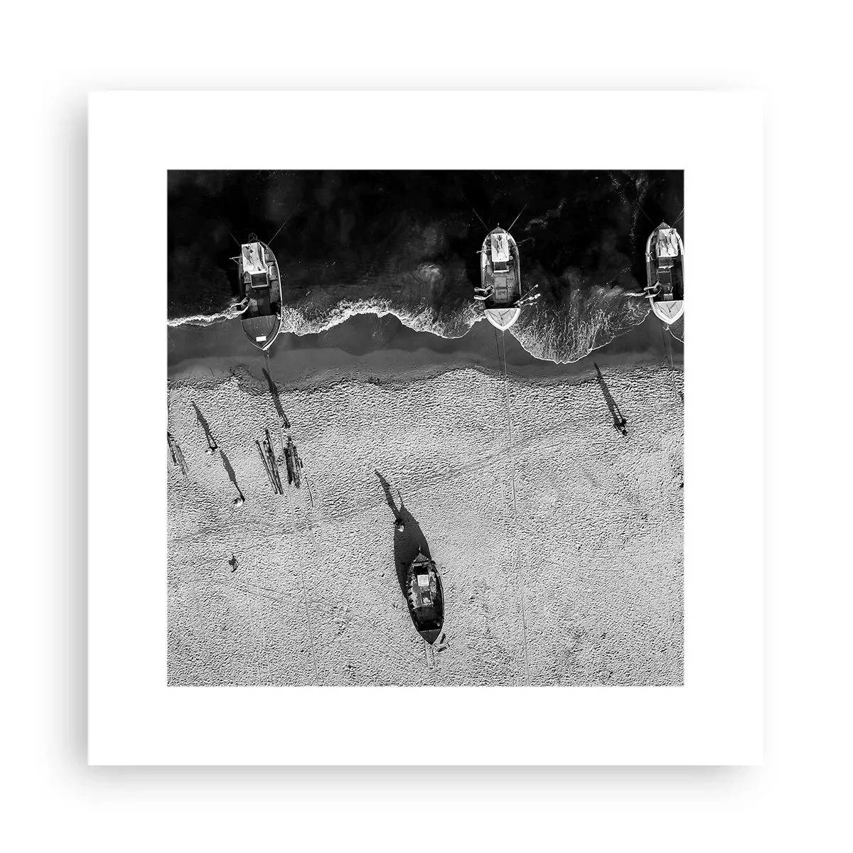 Poster - Nog steeds aan de oever… - 30x30 cm