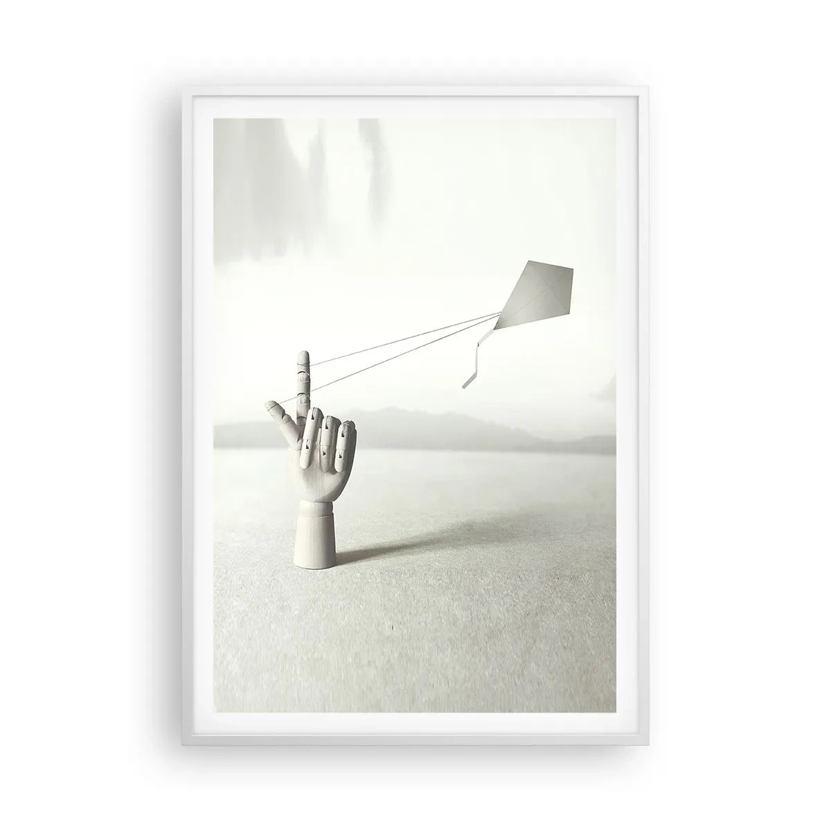 Poster in een witte lijst - Krachttest - 70x100 cm