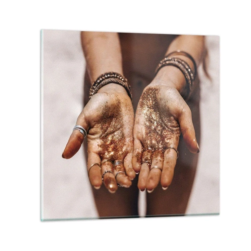 Schilderen op glas - Een cadeau voor jou - 40x40 cm