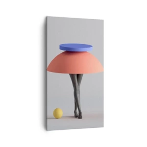 Schilderen op canvas - Surrealistische compositie - 45x80 cm