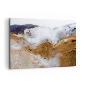 Schilderen op canvas - De rauwe schoonheid van IJsland - 100x70 cm
