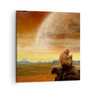 Schilderen op canvas - De liefde is overal hetzelfde - 60x60 cm