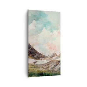 Schilderen op canvas - Rotsbladen - 65x120 cm