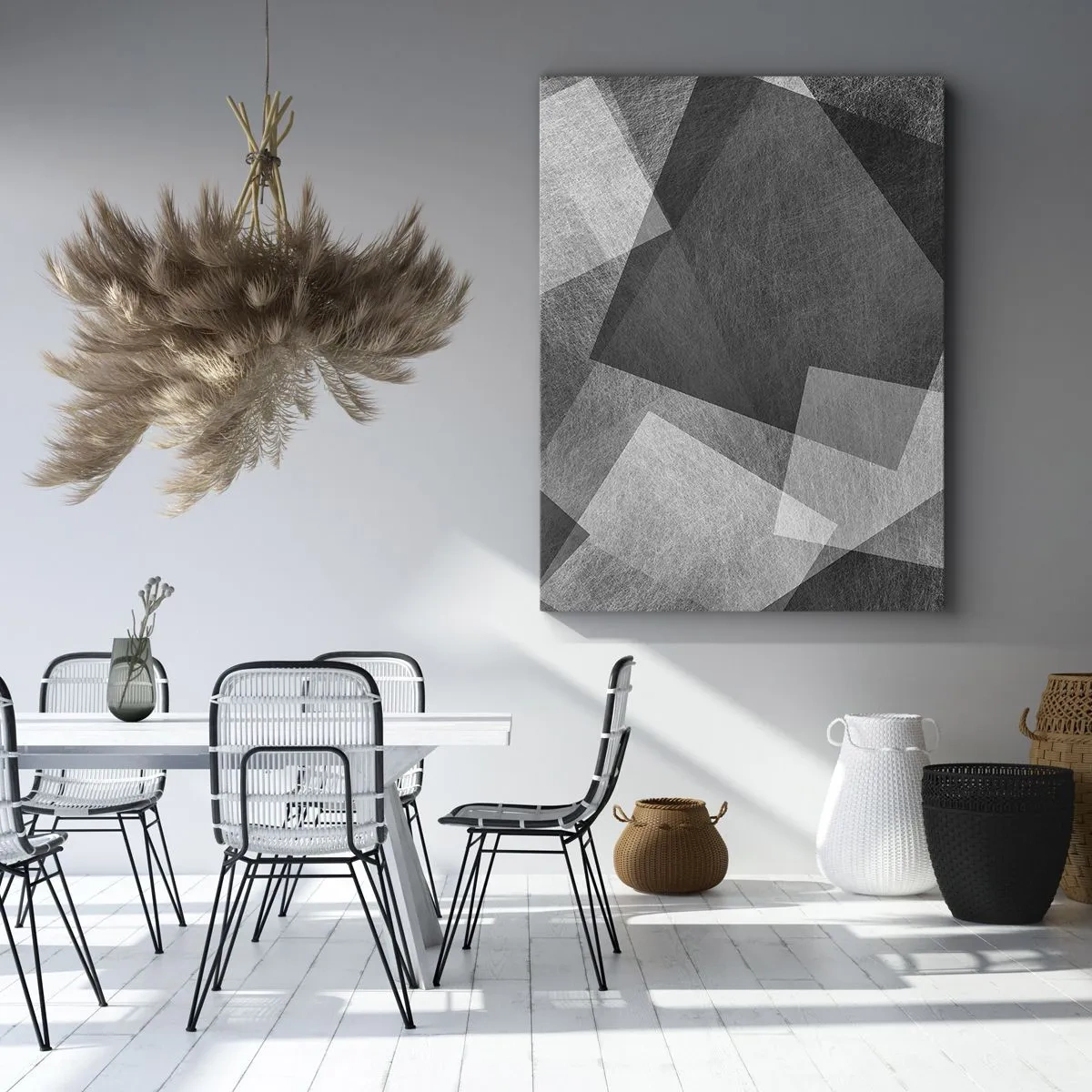 Schilderen op canvas - Het eeuwige symbool van duurzaamheid en orde - 50x70 cm