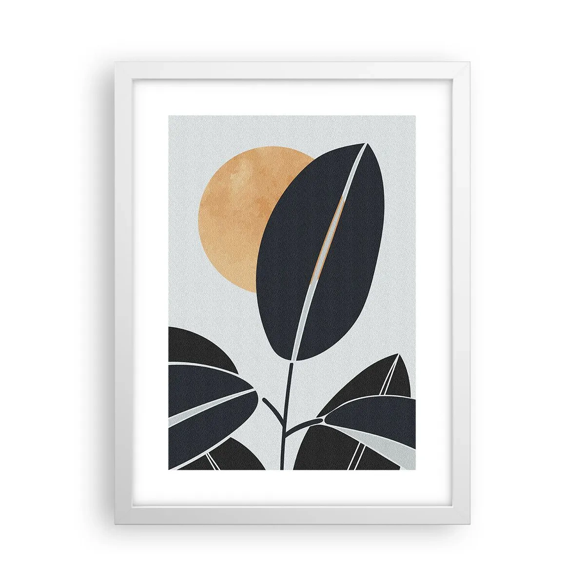 Poster in een witte lijst - Hete zomerdag - 30x40 cm