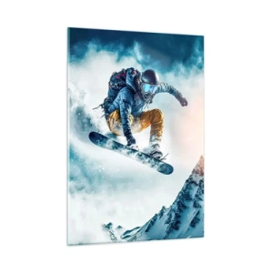 Schilderen op glas - Extreme emoties - 50x70 cm