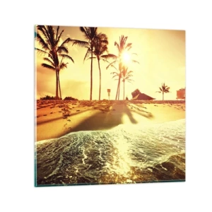 Schilderen op glas - Californië middag - 60x60 cm