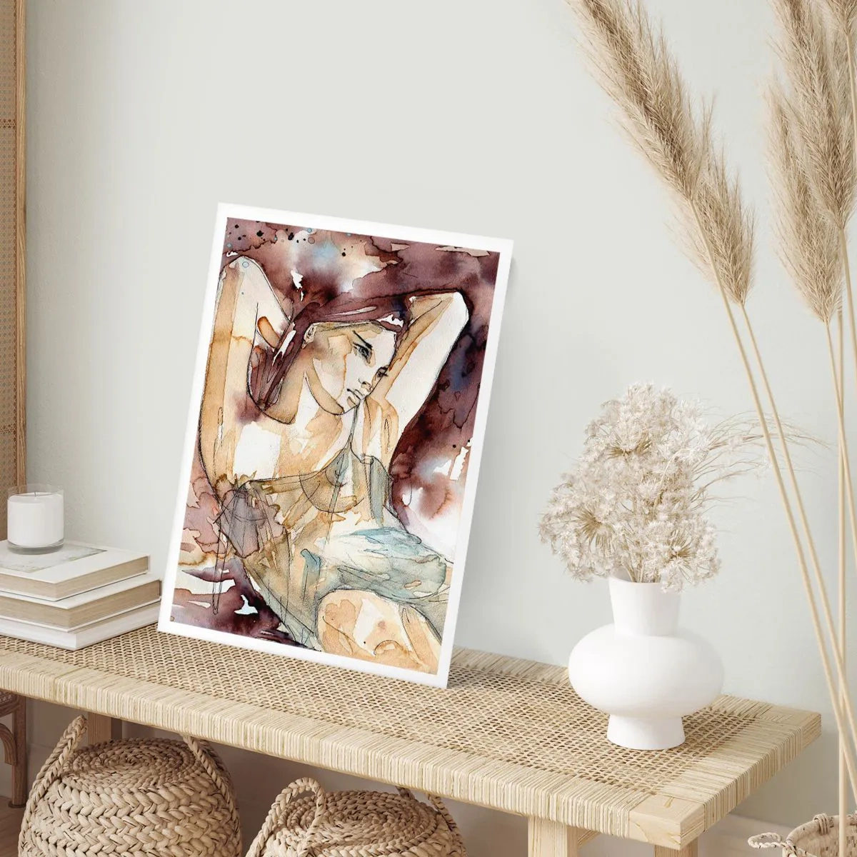 Poster - In een lila stemming - 40x50 cm