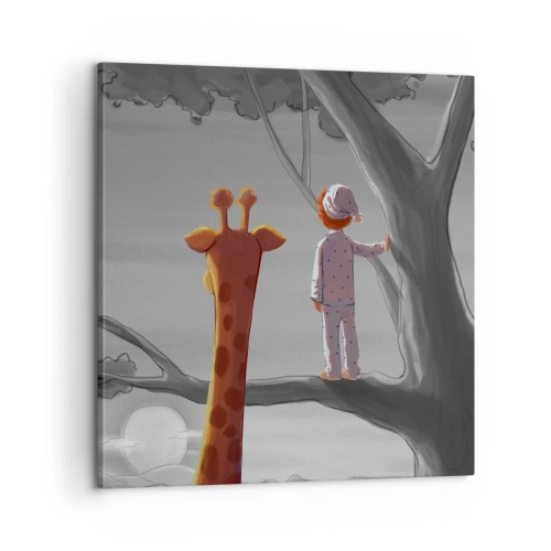 Schilderen op canvas - Dit gebeurt echt - 60x60 cm