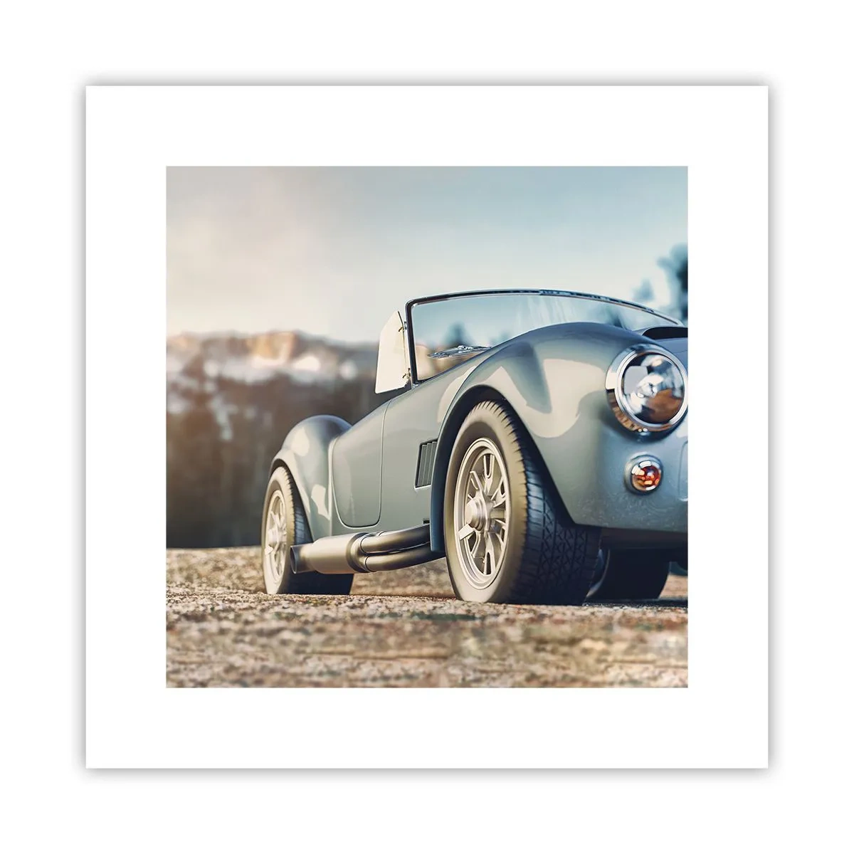 Poster - Omdat stijl ertoe doet - 30x30 cm