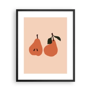 Poster in een zwarte lijst - Zoetheid zelf - 40x50 cm