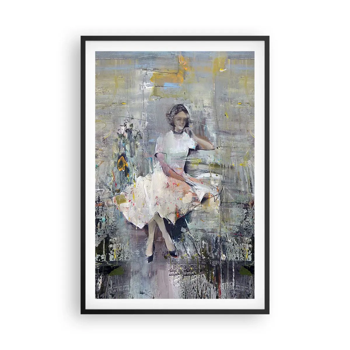 Poster in een zwarte lijst - Klassiek en modern - 61x91 cm