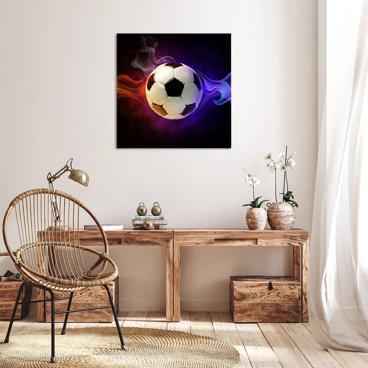Schilderen op canvas - De magische kracht van het spel - 70x70 cm