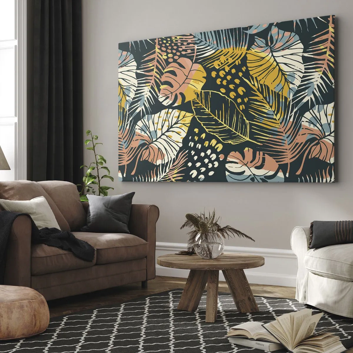 Schilderen op canvas - Lommerrijke fantasie - 120x80 cm