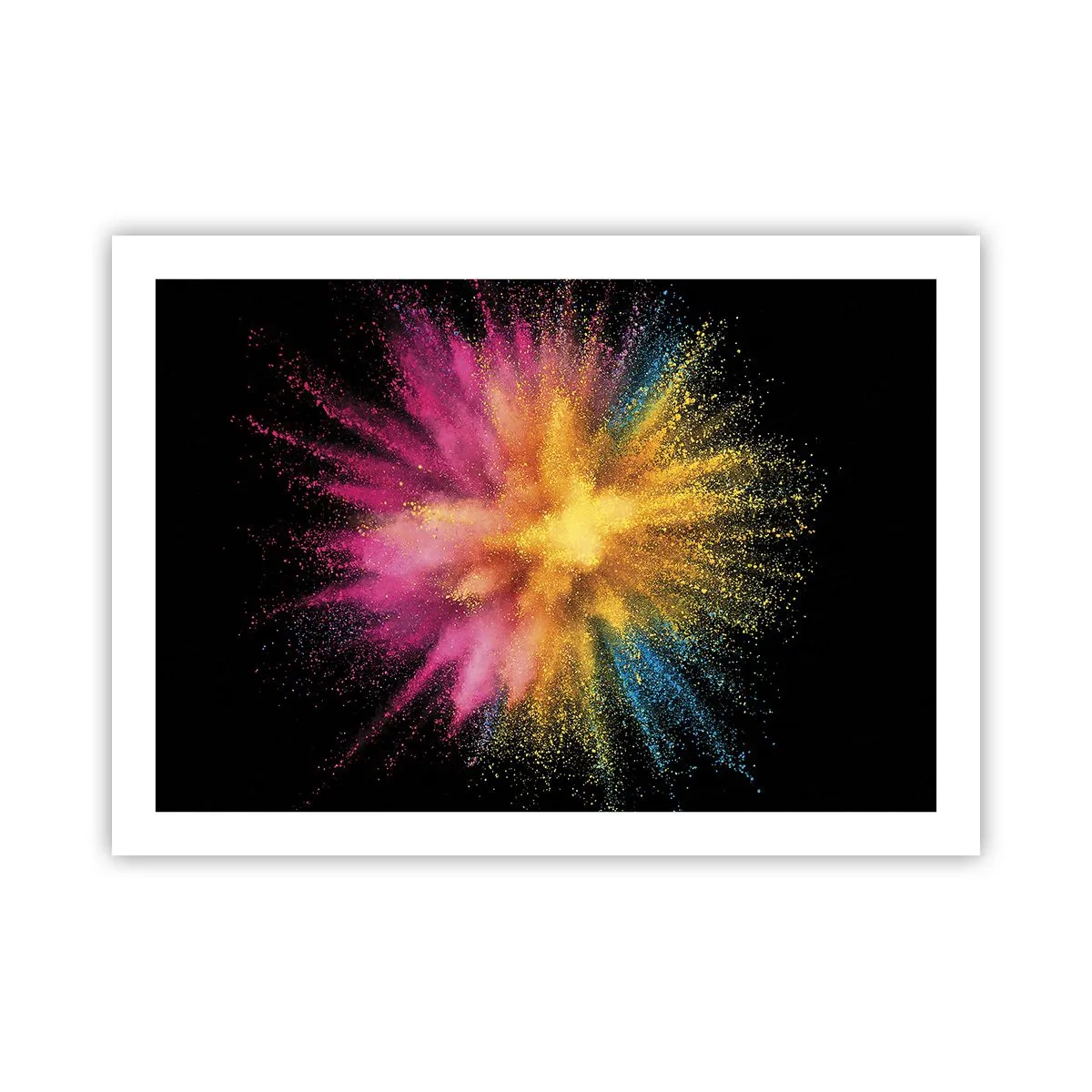 Poster - De geboorte van kleuren - 70x50 cm