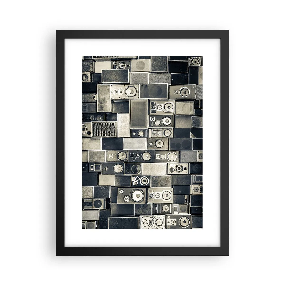 Poster in een zwarte lijst - En alles is goed - 30x40 cm