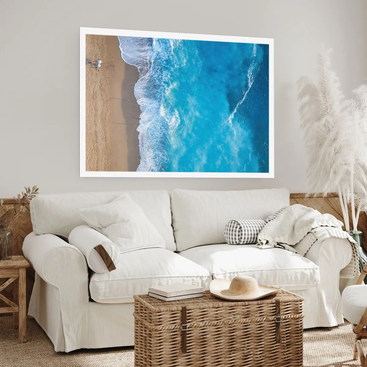 Poster - De kracht van blauw - 50x40 cm