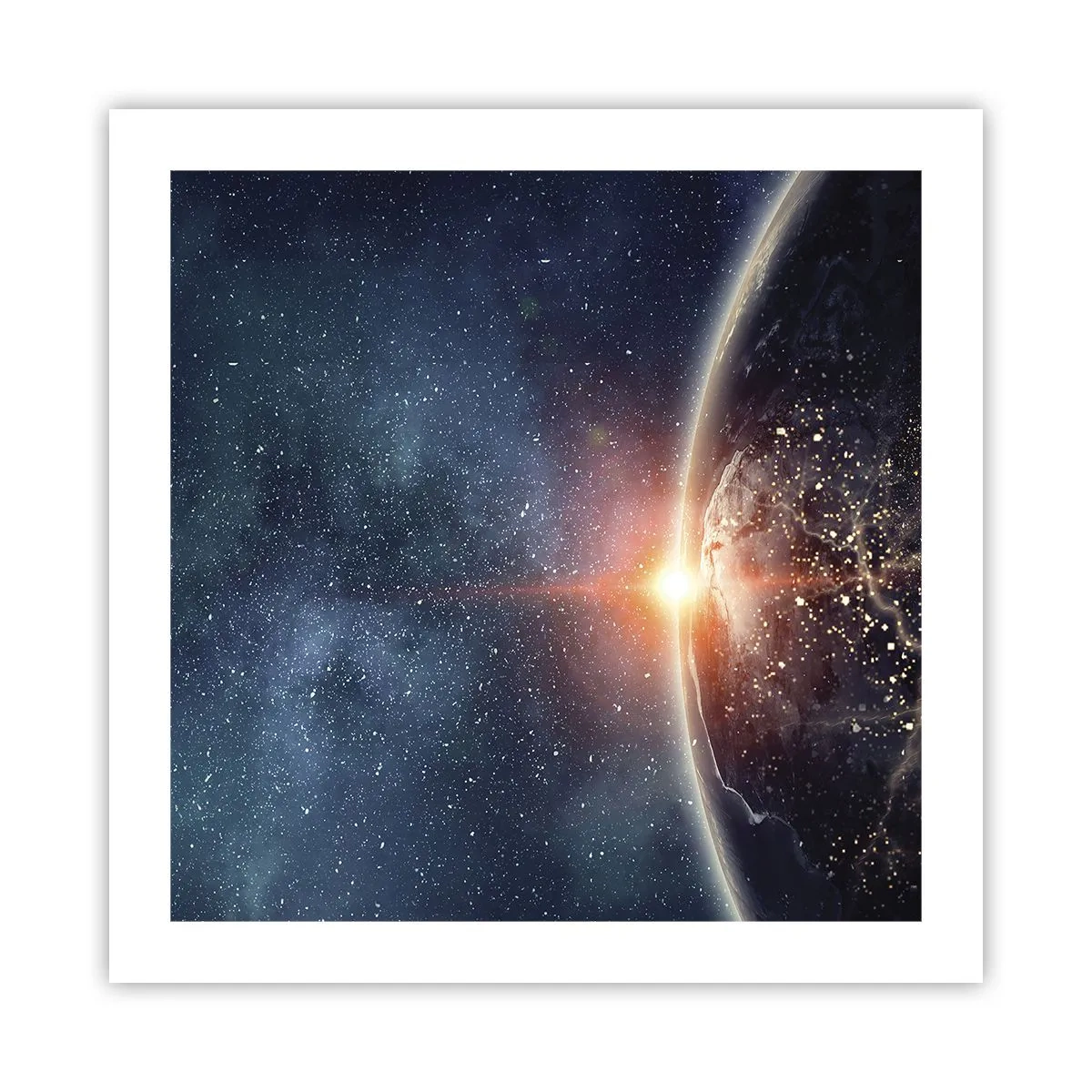 Poster - In een nieuw perspectief - 50x50 cm