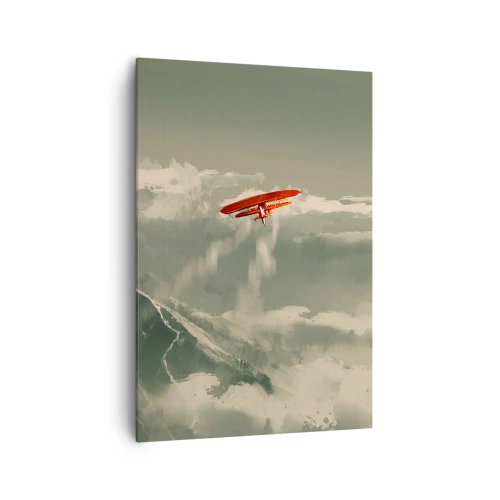 Schilderen op canvas - Onverschrokken pionier - 70x100 cm
