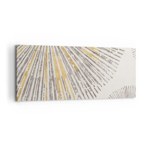Schilderen op canvas - De schoonheid van de straal - 120x50 cm