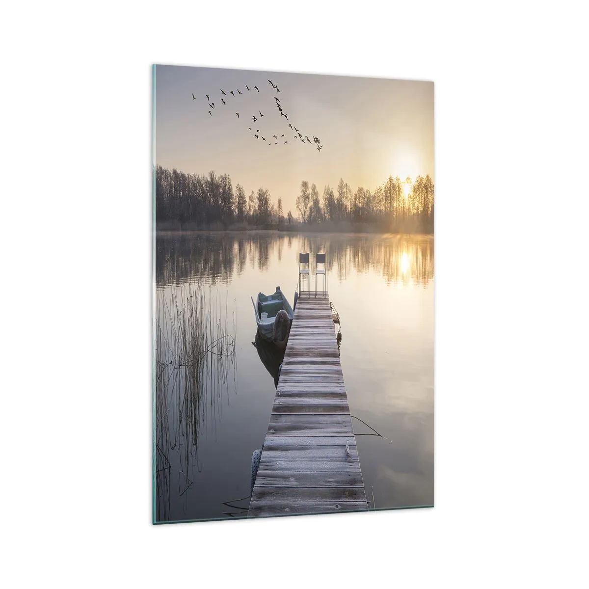 Schilderen op glas - Ik ben zo terug - 70x100 cm