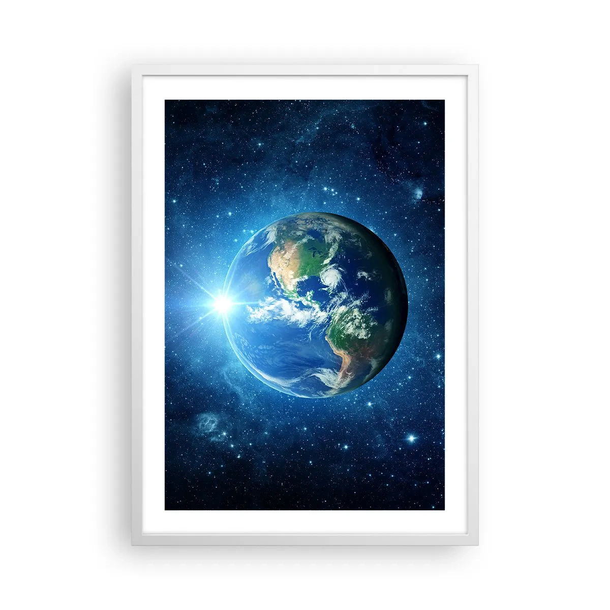 Poster in een witte lijst - We zijn in de hemel - 50x70 cm
