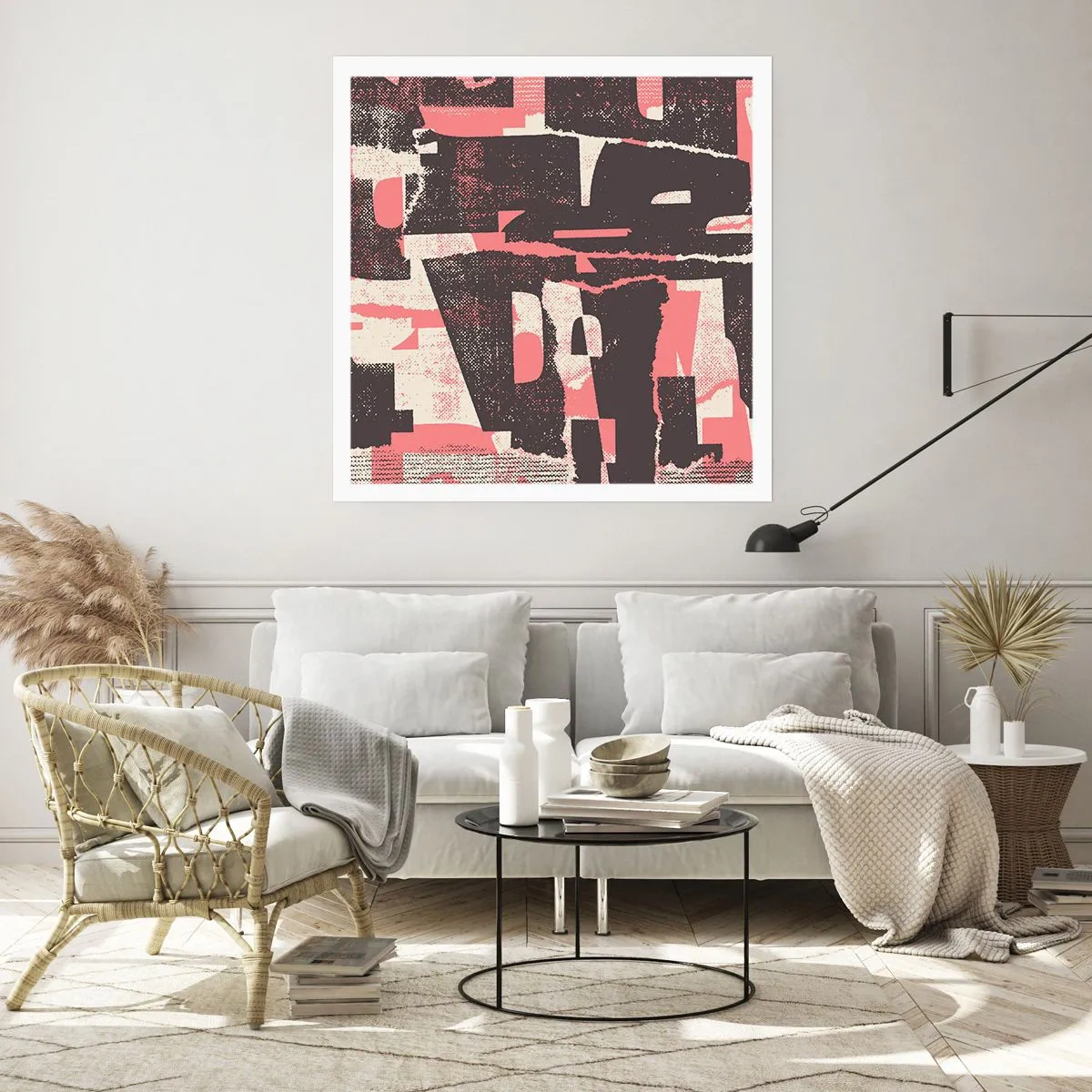 Poster - Al dit lawaai - 50x50 cm