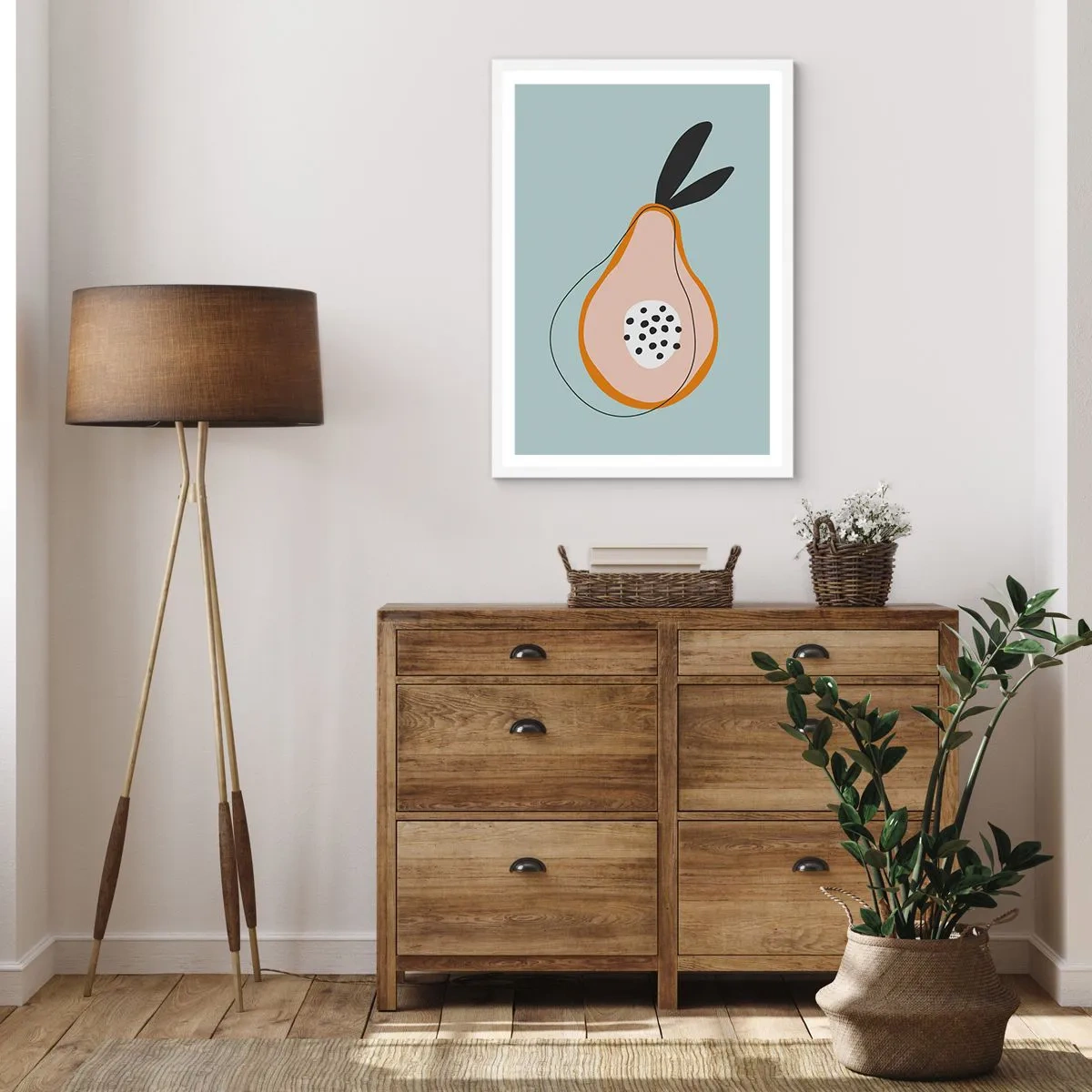 Poster in een witte lijst - Doordringen in de aard van de dingen - 50x70 cm