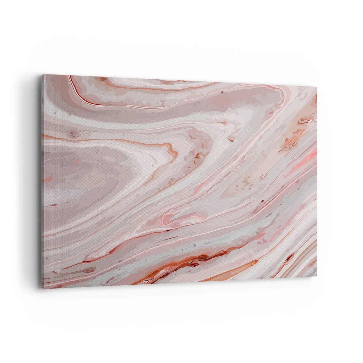 Schilderen op canvas - Roze vloeistof - 120x80 cm