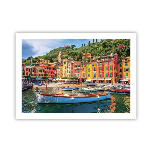 Poster - Italiaanse ochtend - 70x50 cm