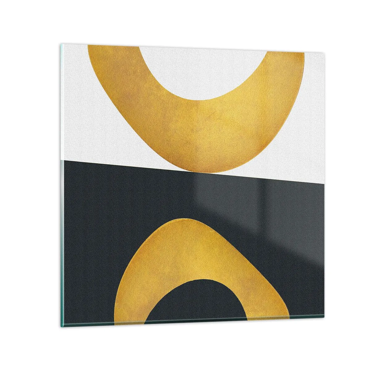 Schilderen op glas - Ten eerste: goud - 70x70 cm
