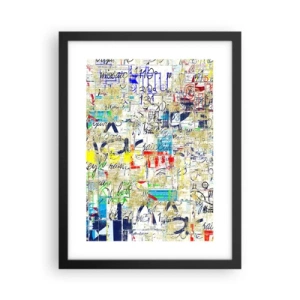 Poster in een zwarte lijst - Het is gewoon een lust voor het oog - 30x40 cm