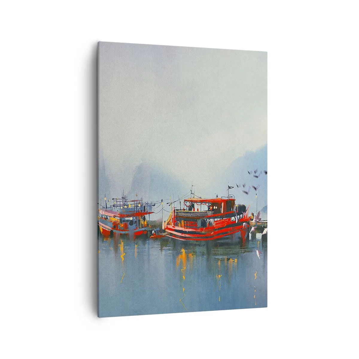 Schilderen op canvas - Aan het einde van de wereld - 70x100 cm