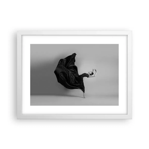 Poster in een witte lijst - Gevleugeld door muziek - 40x30 cm