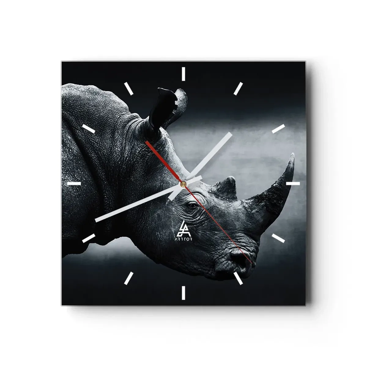 Wandklok - Klok - Rechts profiel - 40x40 cm