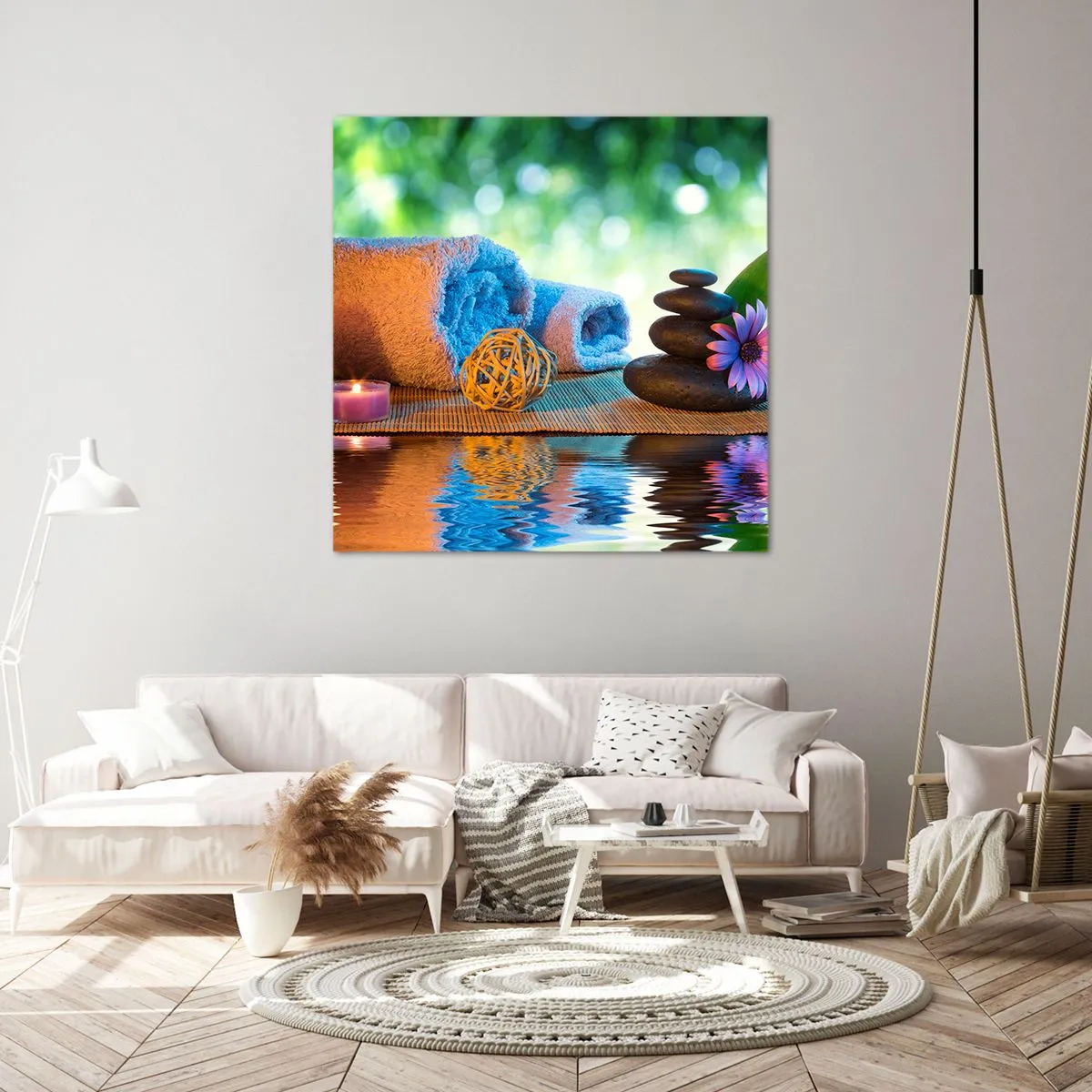 Schilderen op canvas - Tijd voor het lichaam - 40x40 cm