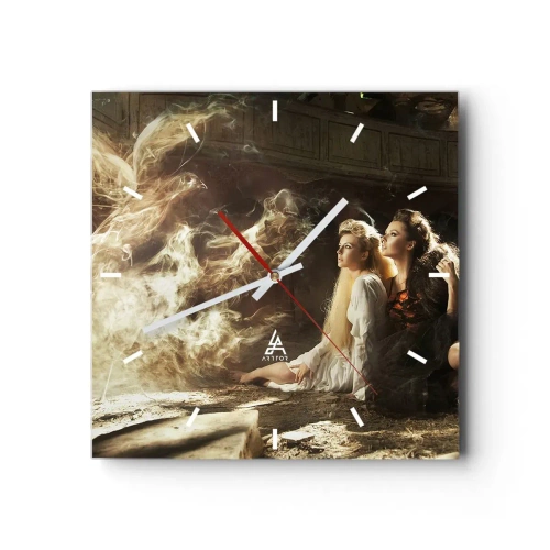 Wandklok - Klok - En er was poëzie - 30x30 cm