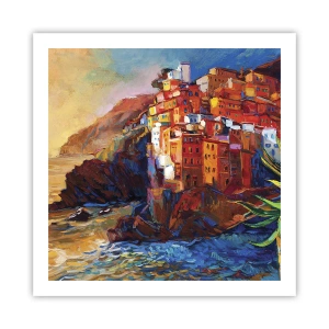 Poster - Italiaanse sfeer - 60x60 cm