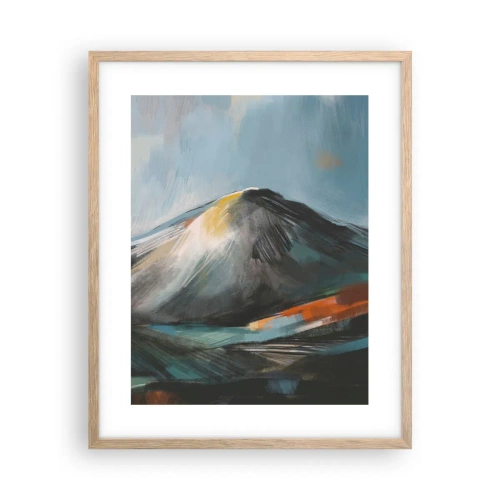 Een poster in een licht eiken lijst - Ruw en prachtig - 40x50 cm