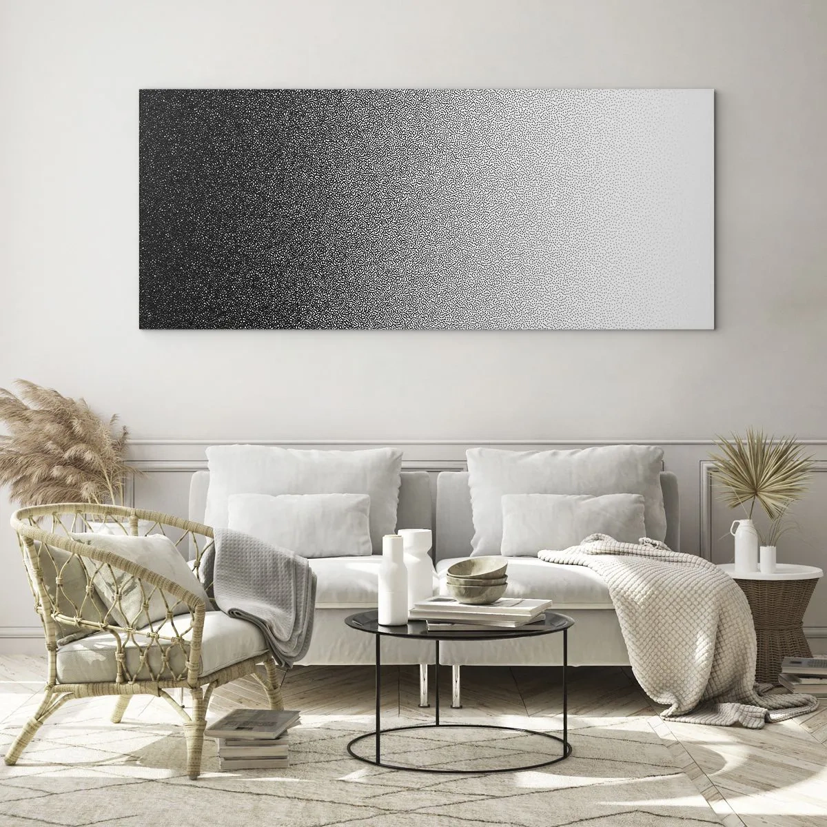 Schilderen op glas - Naar het licht - 100x40 cm