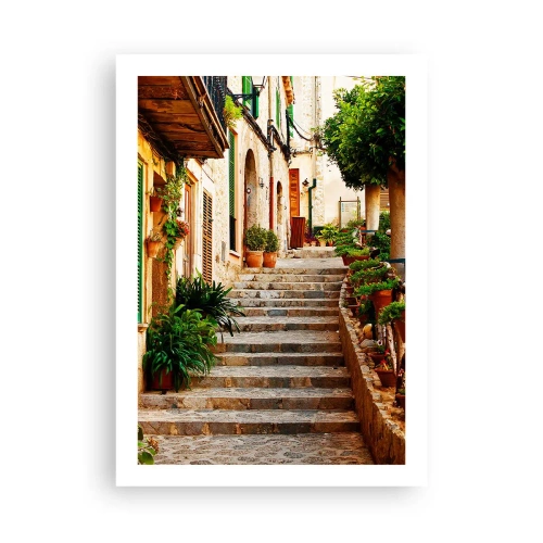 Poster - De charme van een Spaanse vakantie - 50x70 cm
