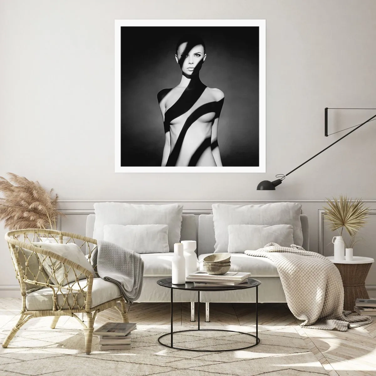 Poster - In glans en schaduw - 30x30 cm